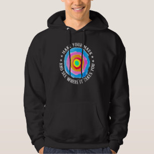 Make Your Mark And See Where It Takes You Dot Day Hoodie