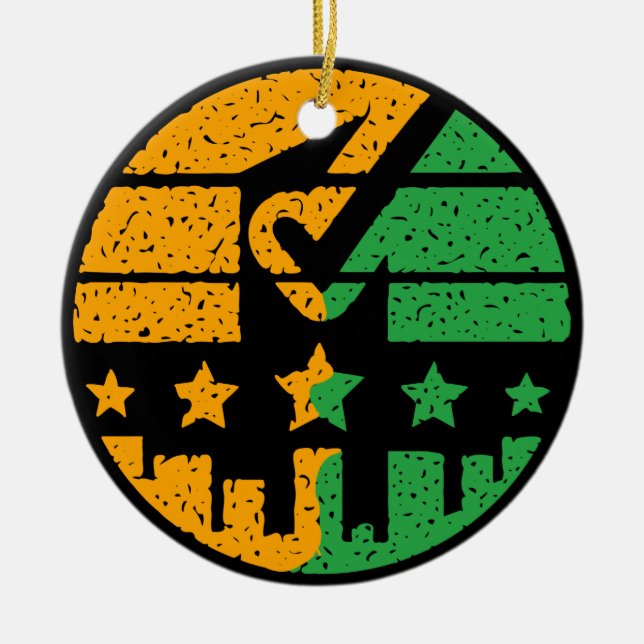 Make Your Mark Ceramic Tree Decoration (Front)