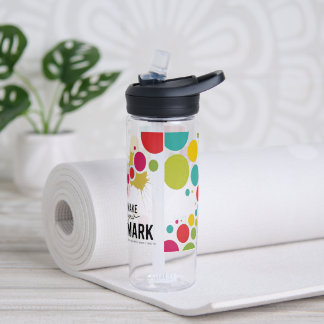 make your Mark - colourful Dots Water Bottle