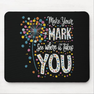 Make Your Mark Happy Dot Day 2024 Dandelion Mouse Mat