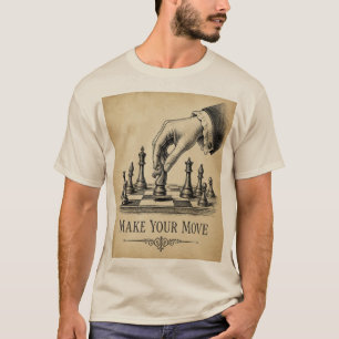 Make Your Move Vintage Chess Strategy T-Shirt