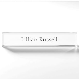 Make Your Name Known Desk Nameplate by Janz