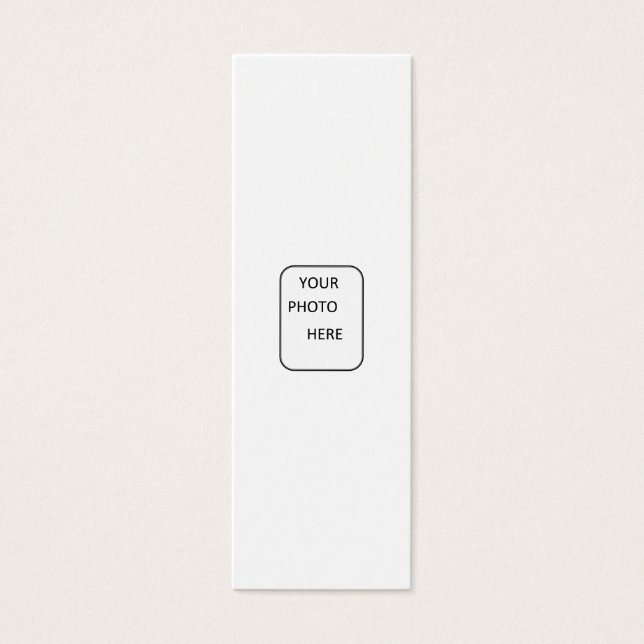 Make Your One Of A Kind Bookmark (Front)