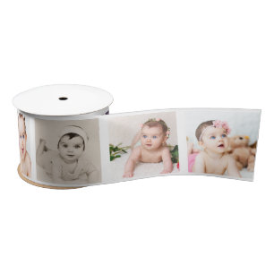 Make Your Own 8 Photo Personalised Satin Ribbon