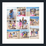 Make Your Own 9 Photo Collage Personalised Poster<br><div class="desc">Make Your Own 9 Photo Collage Personalised Poster from Ricaso - this Photo Personalised poster wall art is sure to be a hit with family and friends .. easy to add photographs - Send as a unique created by you personalised poster gift or create it for yourself - a wonderful...</div>