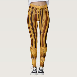 Make your own Africa Giraffe Animal pattern design Leggings