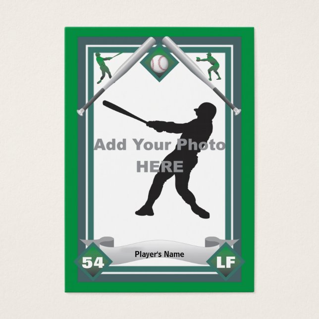 Make Your Own Baseball Card (Front)