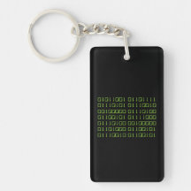 Make your own binary key chain