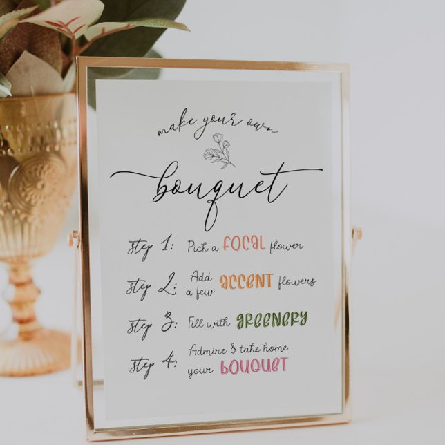 Make Your Own Bouquet Bar Poster (Creator Uploaded)