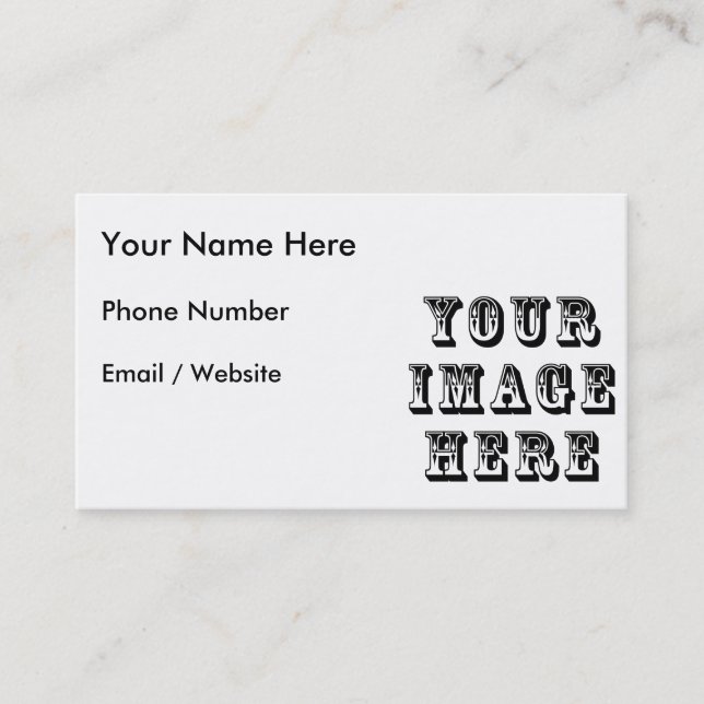 Make Your Own Business Card (Front)