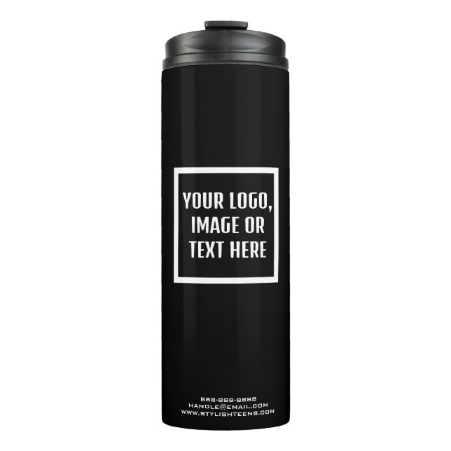 Make Your Own Business Logo Thermal Tumbler! Thermal Tumbler (Front)