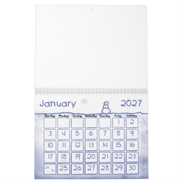 "Make Your Own"  Calendar (Jan 2027)