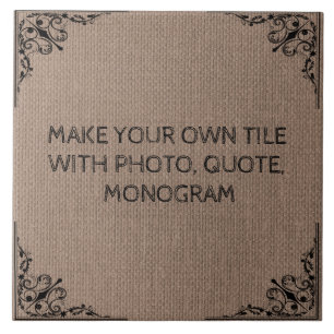 MAKE YOUR OWN CERAMIC TILE