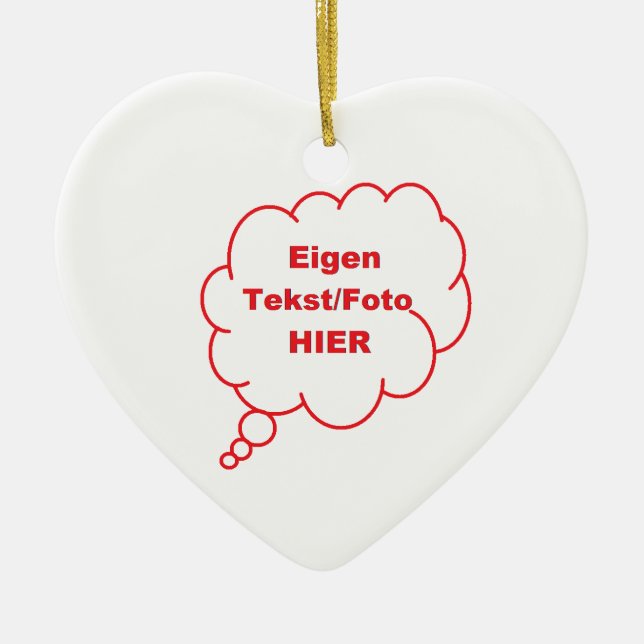 Make your own ceramic tree decoration (Front)