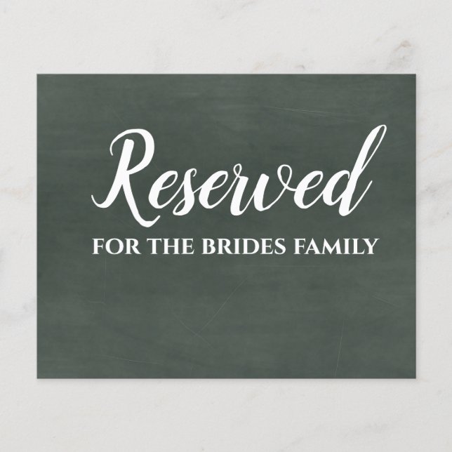 Make Your Own Chalkboard Wedding Sign Budget (Front)