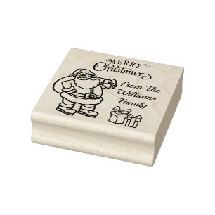 Make Your Own Christmas Gift Tags Add Text Rubber Stamp