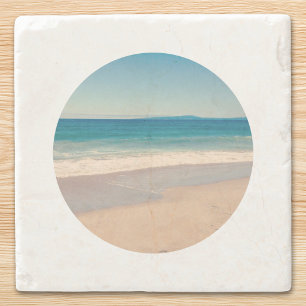 Make Your Own Circle Photo Stone Coaster