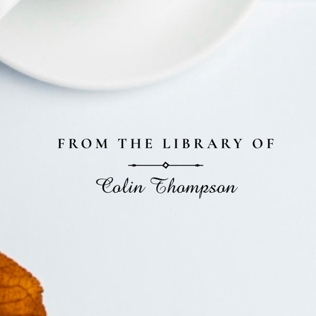 Make Your Own Classic Script From The Library Of Self-inking Stamp (Creator Uploaded)