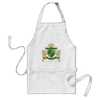 Make Your Own Coat of Arms Green Gold Lion Emblem