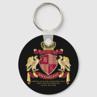 Make Your Own Coat of Arms Red Gold Eagle Emblem