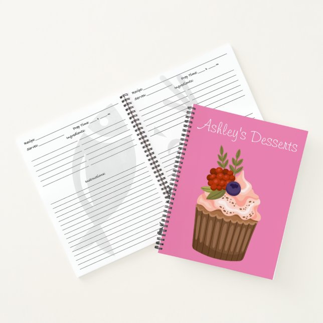 Make Your Own Cook Book Kid's Notebook (Inside)