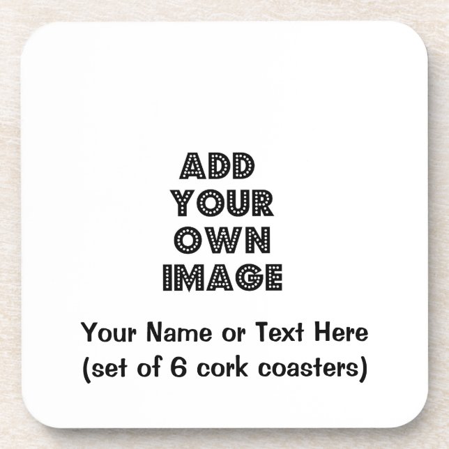 Make your own Custom Bar Coasters! Coaster (Front)