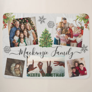 ✨ Make Your Own Custom CHRISTMAS Family Weighted Sherpa Blanket
