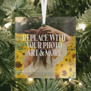 Make your own custom made personalised glass tree decoration