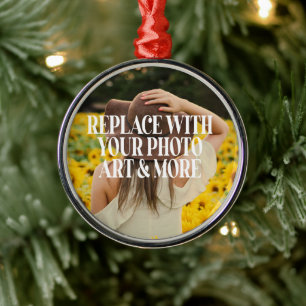 Make your own custom made personalised metal tree decoration