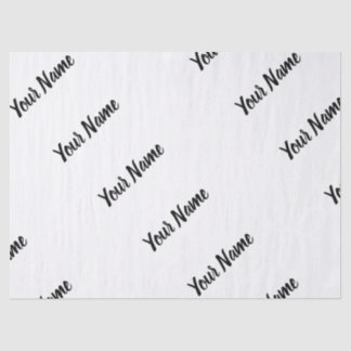 Make Your Own Custom Name Personalised Gift Wrap Tissue Paper