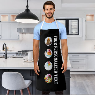 Make Your Own Custom Personalised 4 Photo And Text Apron