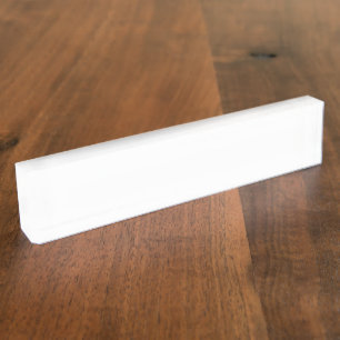 Make Your Own Custom Personalised Desk Name Plate