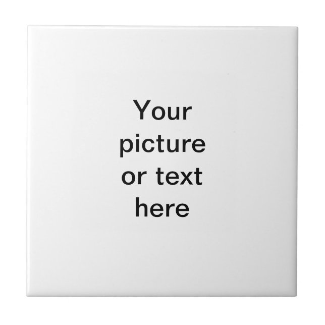 Make your own custom personalised tile (Front)