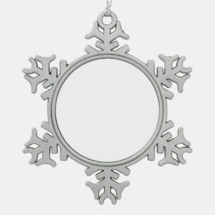 Make Your Own Custom Pewter Snowflake Ornaments