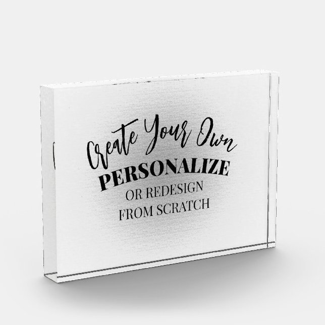 Make Your Own Custom Photo Block (Left)