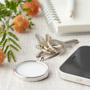 Make Your Own Custom Premium Round Key Chain