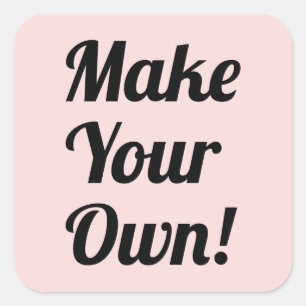 Make Your Own Custom Printing Square Sticker