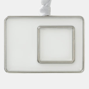 Make Your Own Custom Silver Metal Framed Ornaments