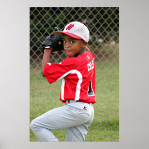 Make Your Own Custom Sports Player Photo Poster