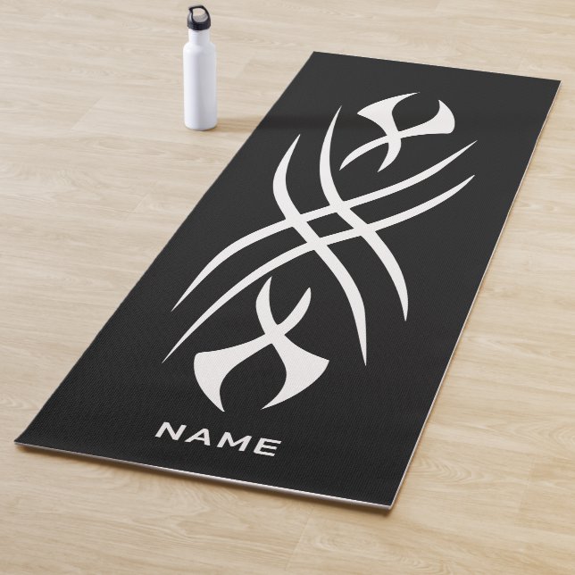 Make your own custom yoga mat with tattoo design (In Situ)
