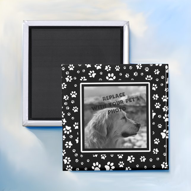 Make Your Own Cute Personalised Pet Photo Magnet (Pawfect Memories 🐾📸)