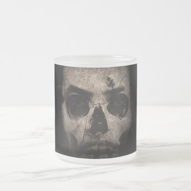 Make your own dark side OF the Force… Frosted Glass Coffee Mug (Center)