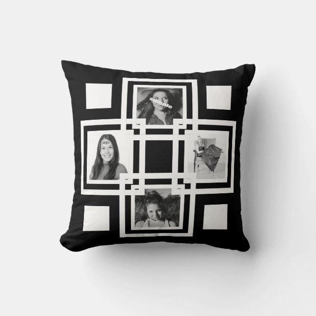 Make Your Own Designer Custom Instagram Photo Cushion (Front)