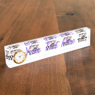 Make Your Own Easily in One Step Nameplate