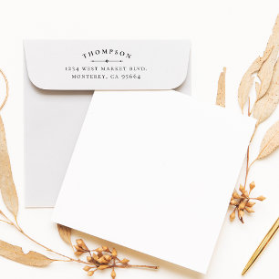 Make Your Own Elegant Classic Return Address Self-inking Stamp