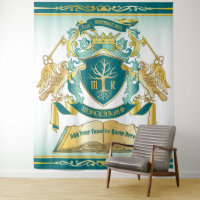 Make Your Own Emblem Tree Book Key Crown Gold Jade