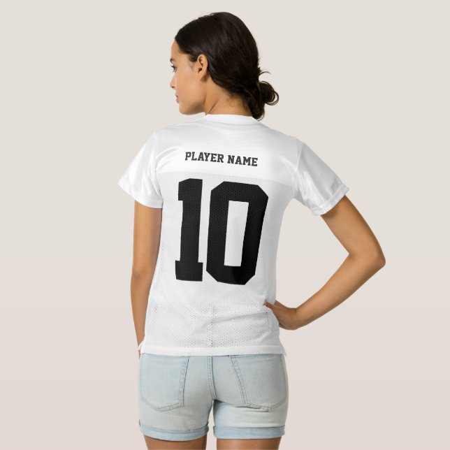 Make Your Own Football Jersey With Name and Number (Back Full)
