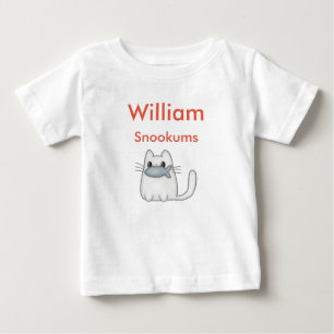 Make Your Own Funny Cute Personalise Name Nickname Baby T-Shirt