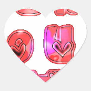 Make Your Own Hearts Art Print Design Heart Sticker