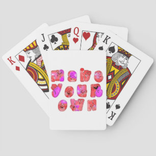 Make Your Own hearts Playing Cards